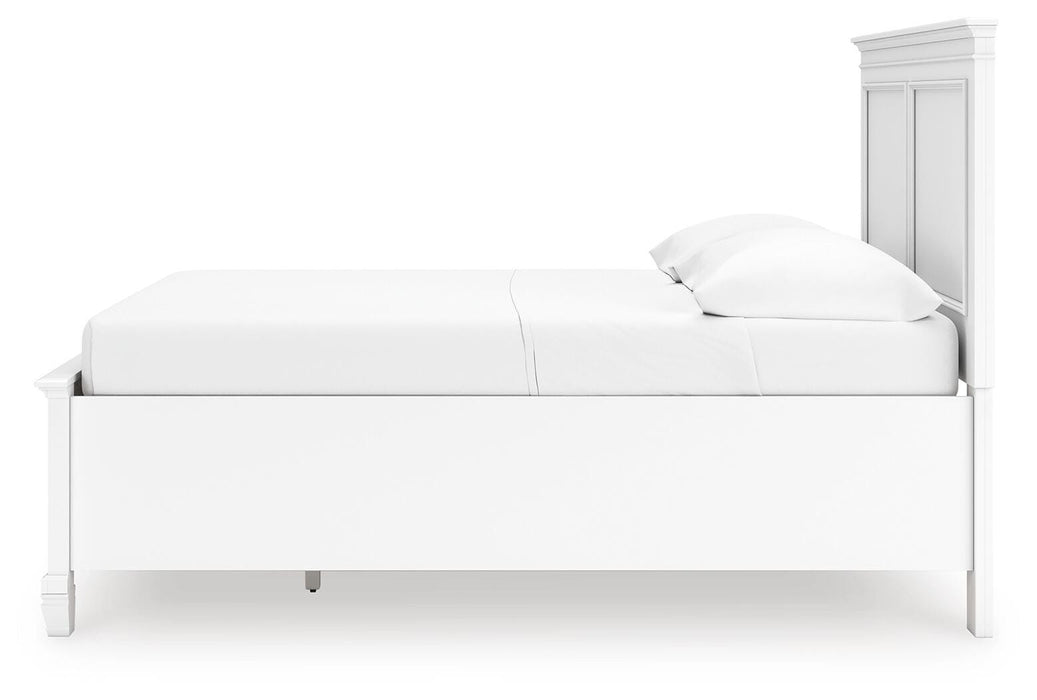 Fortman Full Panel Storage Bed, Dresser and Mirror