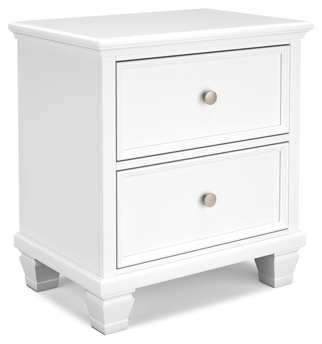 Fortman Twin Panel Storage Bed, Dresser, Mirror and Nightstand