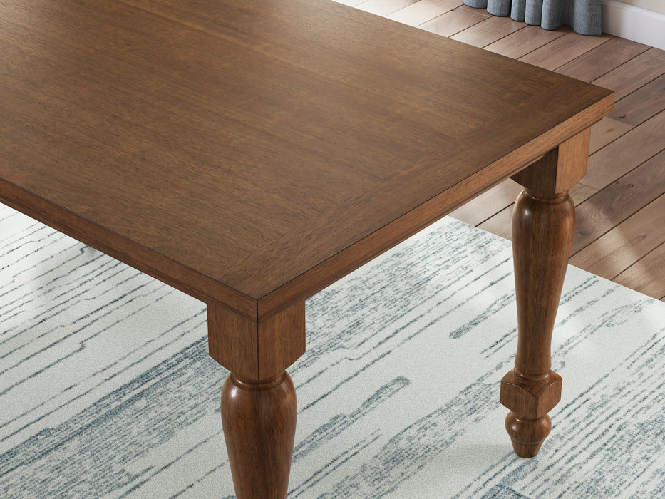 Greddinton Counter Height Dining Table and 6 Barstools