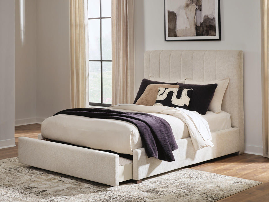 Shoralli Queen Upholstered Storage Bed