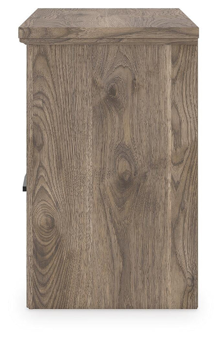 Rusticott Two Drawer Night Stand