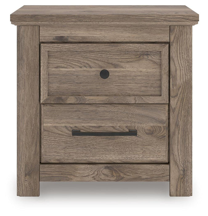 Rusticott Two Drawer Night Stand