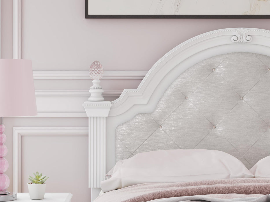 Kozlani Full Upholstered Panel Bed with Storage