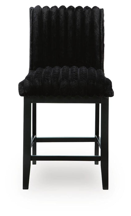 Mervannie Upholstered Barstool (2/CN)