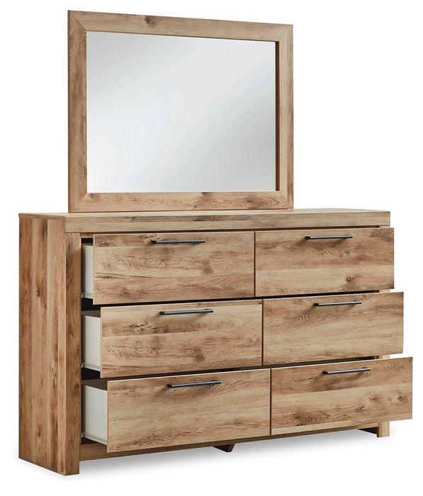 Hyanna King Panel Headboard, Dresser, Mirror and Nightstand