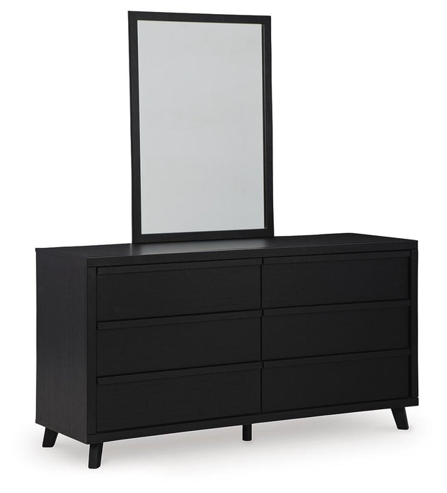 Danziar Queen Panel Bed, Dresser, Mirror, Chest and Nightstand