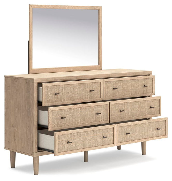 Cielden King Panel Headboard, Dresser, Mirror, Chest and Nightstand