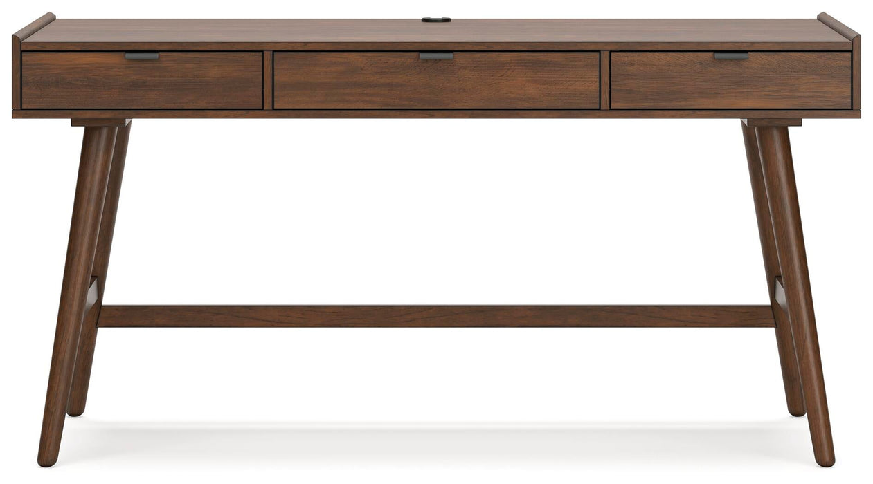 Lyncott Home Office Desk with Chair and Storage