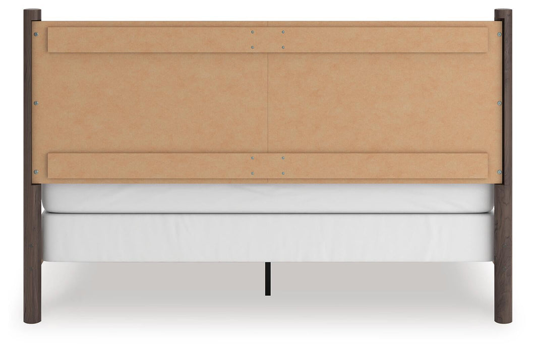 Cadmori King Panel Bed, Dresser, Mirror and Nightstand