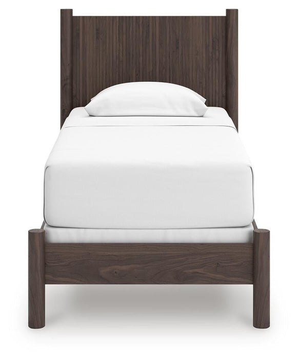 Cadmori Twin Panel Bed, Dresser, Mirror and Nightstand