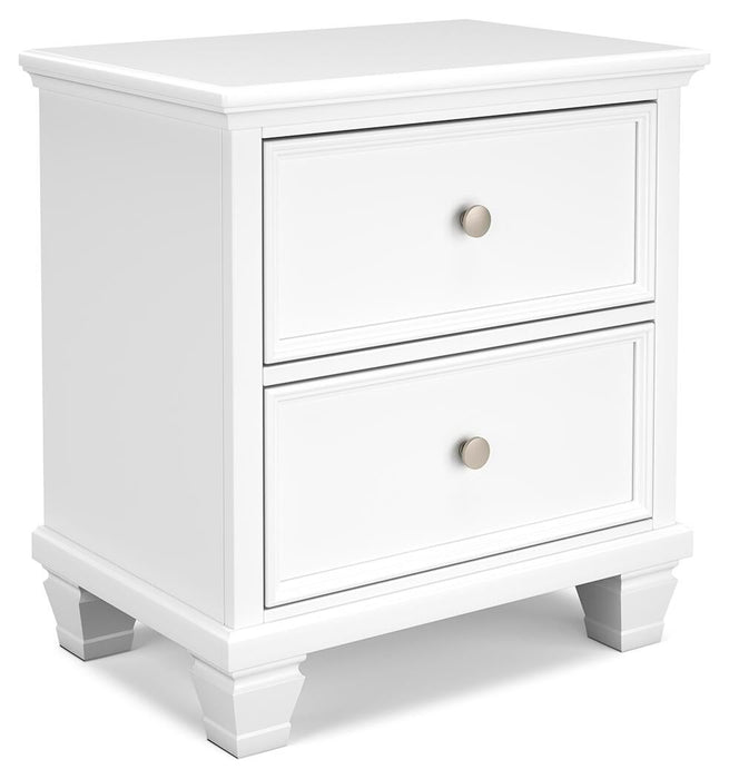 Fortman King Panel Storage Bed with Mirrored Dresser and Nightstand