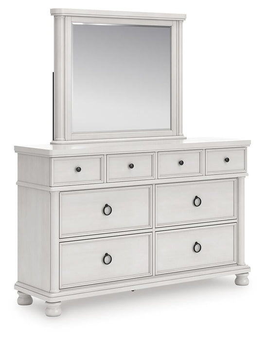 Chadworth Queen Poster Bed, Dresser and Mirror