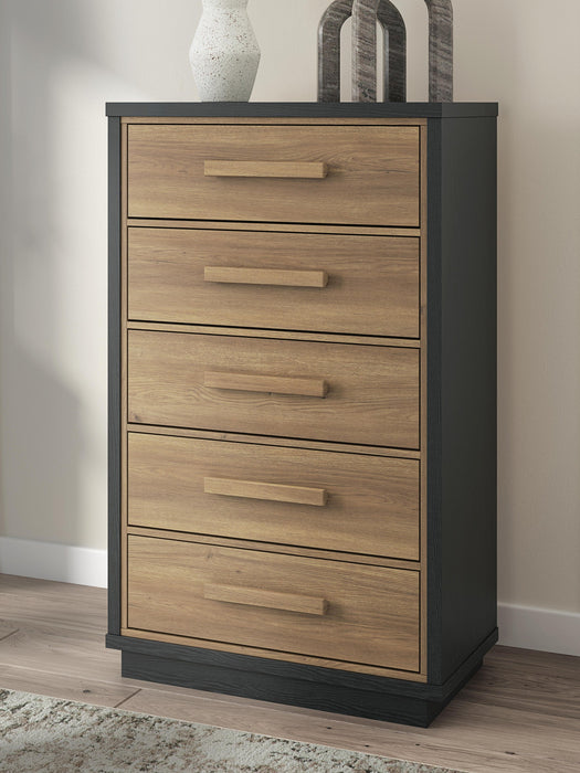 Kozmour Five Drawer Chest