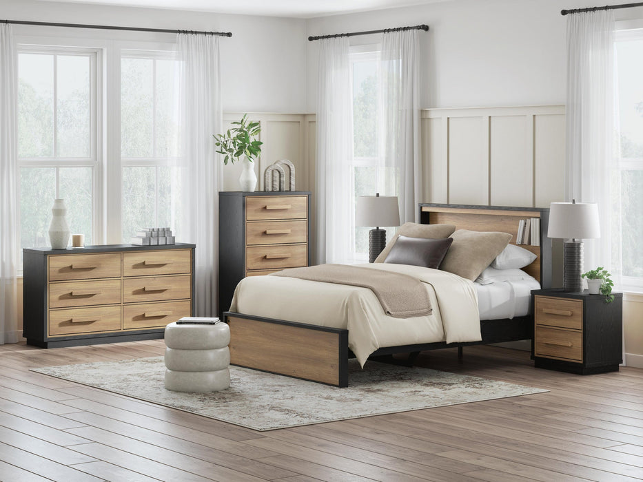 Kozmour Two Drawer Night Stand