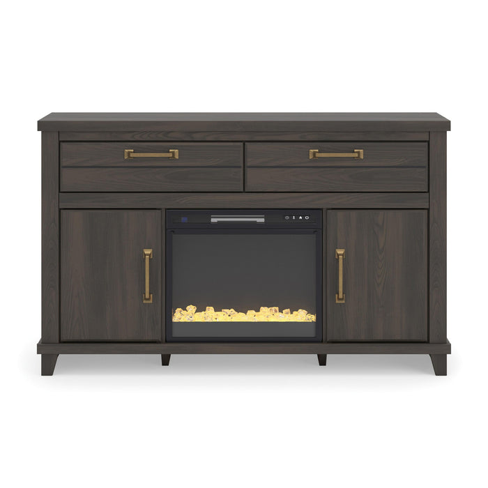 Brazen Valley 60" TV Stand with Electric Fireplace