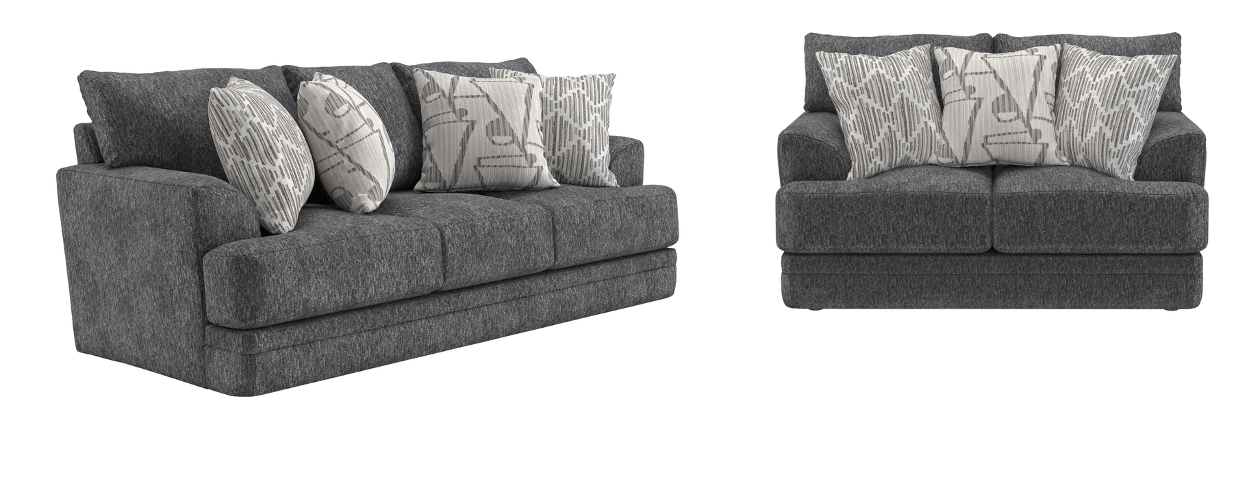 Tyson Grey Sofa and Loveseat